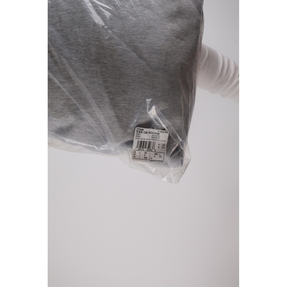 Adidas Originals Essential Oversized Hoodie Large Grey IY7345 Athleisure $70 - Picture 6 of 6